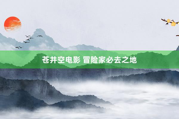 苍井空电影 冒险家必去之地